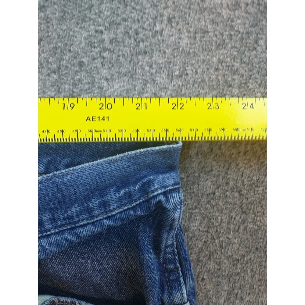 Wrangler Authentics Mens Relaxed Fit Straight Leg Blue Jeans 96501MR 44x29